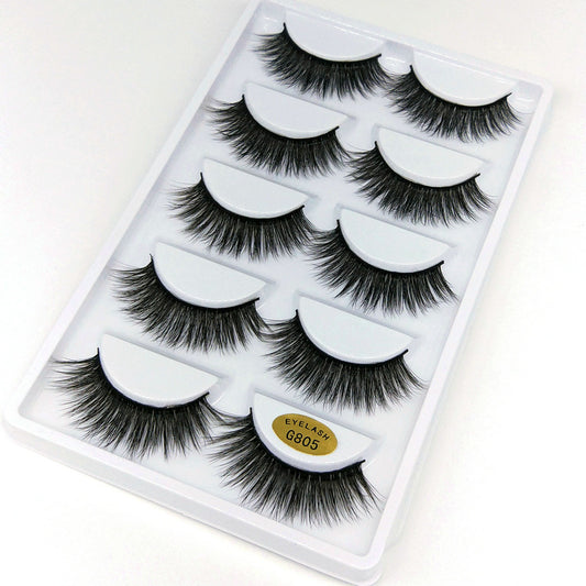 5 pairs false eyelashes