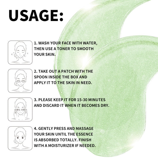 Green algae eye mask