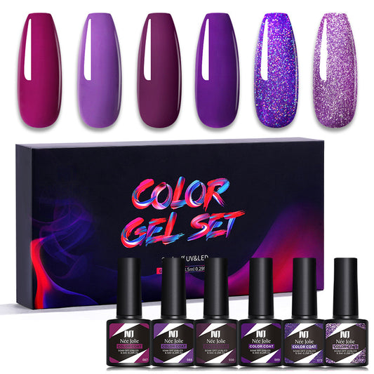 *New product* 6 color box set gel nail polish