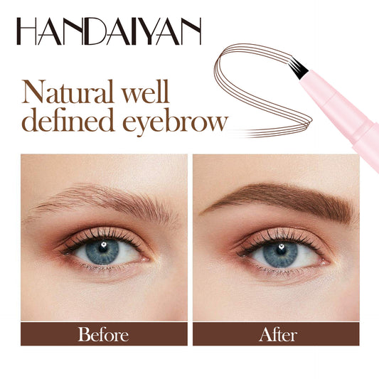 Handaiyan new four-fork liquid eyebrow pencil