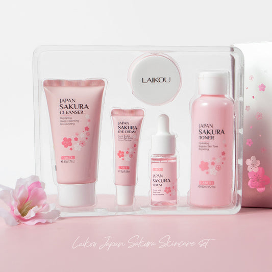 Cherry Blossom Skin Care Gift Box 5-Piece Set